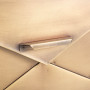 Buzón Rectangular de Aluminio Galvanizado Bronce Haus