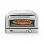 Cuisinart Horno para Pizza de 30cm CPZ120BRFP con Luz y Temporizador Acero Inoxidable 1600W