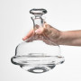 Botella Decantador Porfiado con Tapa 0.75L Roly-Poly Krosno Glass