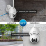 Steren Cámara Wi-Fi Smart Home CCTV-235 para Exterior 1080p