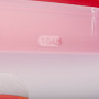 Jarra Ovalada 3.8L de Plástico con Tapa Clear / Rojo Rubbermaid