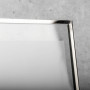 Portarretrato Doble Silver 4x6" / 10x15cm de Acero y Vidrio Haus