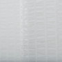 Cortina para Baño Corrugado Blanco de 100% Poliéster 188x180cm con Ganchos Dobles Maytex