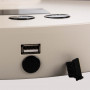 Calefactor de Mesa para Exterior e Interior con Control Remoto y Calefacción Carbono 110V-120V 1500W