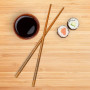 Juego de 5 Pares de Palillos 22.5cm para Sushi de Bambú HIC