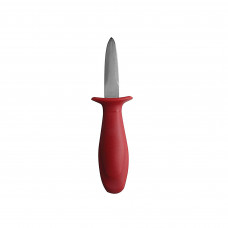 Cuchillo Rojo de Acero Inoxidable 18/8 para Ostras HIC