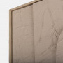 Cuadro Textura Beige 83x63cm de Lino con Marco Natural de Madera Haus