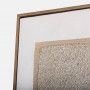 Cuadro Abstracto Taupe 82.5x62.5cm de Lino con Marco de Madera Haus
