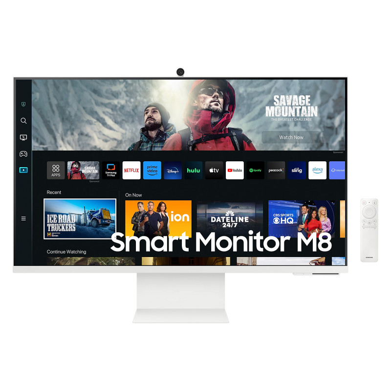 Samsung Monitor Smart 4K UHD 32" LS32CM801UNXZA Blanco con Cámara