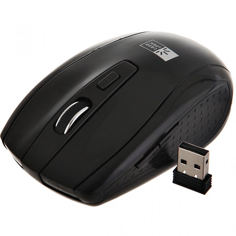 Case Logic Mouse Inalámbrico 1600DPI de 2.4GHZ Negro
