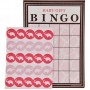 Juego de 10 bingo con stickers Rosado Wild Safari Creative Converting