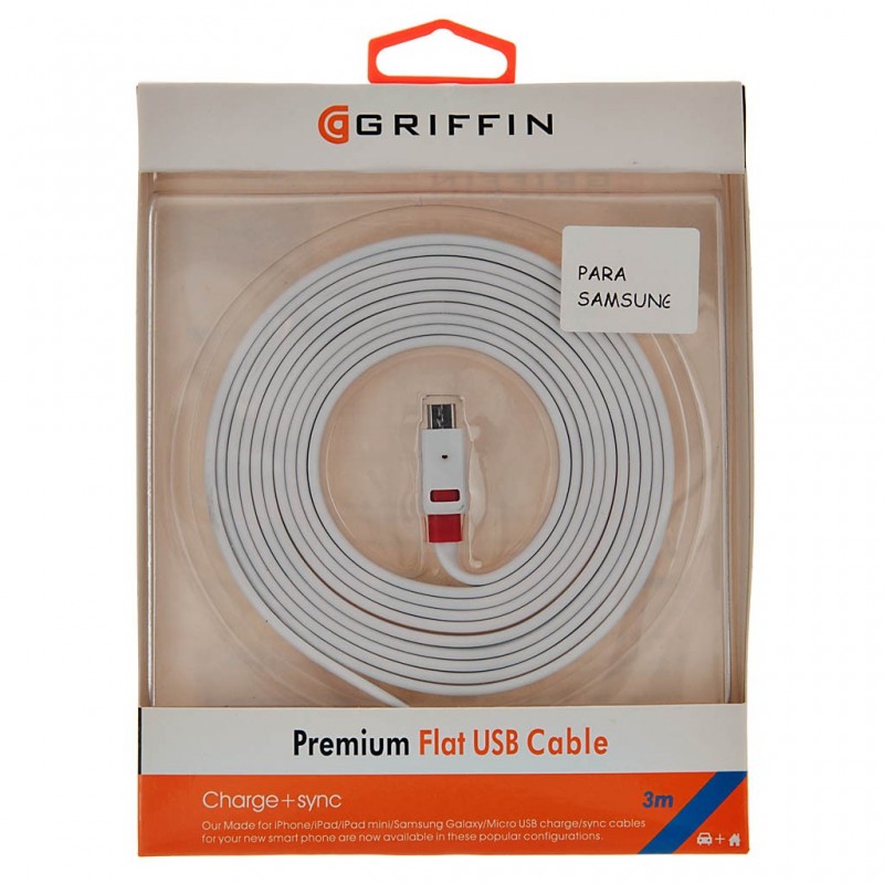 Cable USB 3 metros Griffin